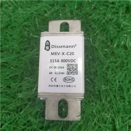 Çin Fabrikasında Üretilen Seramik Kare Şarj Yığın Sigortası DC750V 400A MEV Sigortası